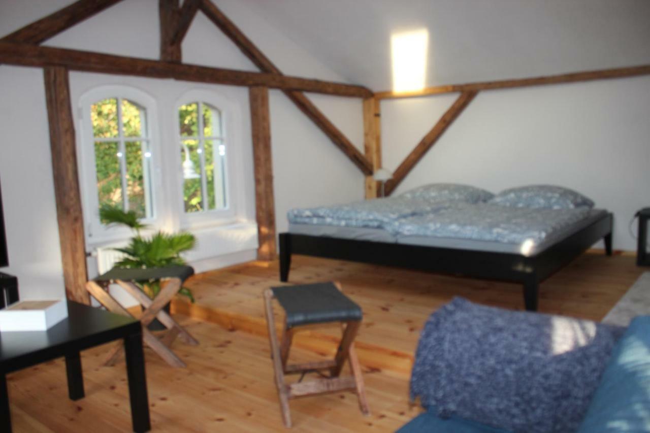 Ferienwohnung Goldgrund Gartenblick Meissen Bagian luar foto